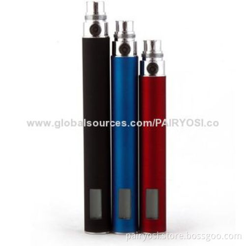 ego LCD display remaining capacity and smoked puffs, eGo threaded